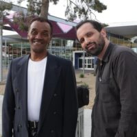 Founders of Die Jim Crow Records pose for a photo together