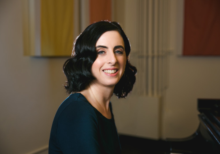 Kerry Politzer at the piano